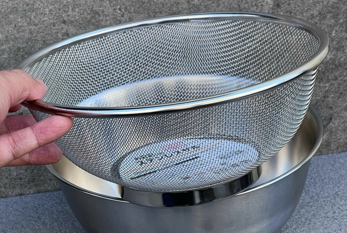 KBN64 - Rổ inox 22cm hàng nội địa Nhật
