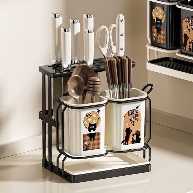 Kệ đựng dao kéo đũa thìa nội địa Trung