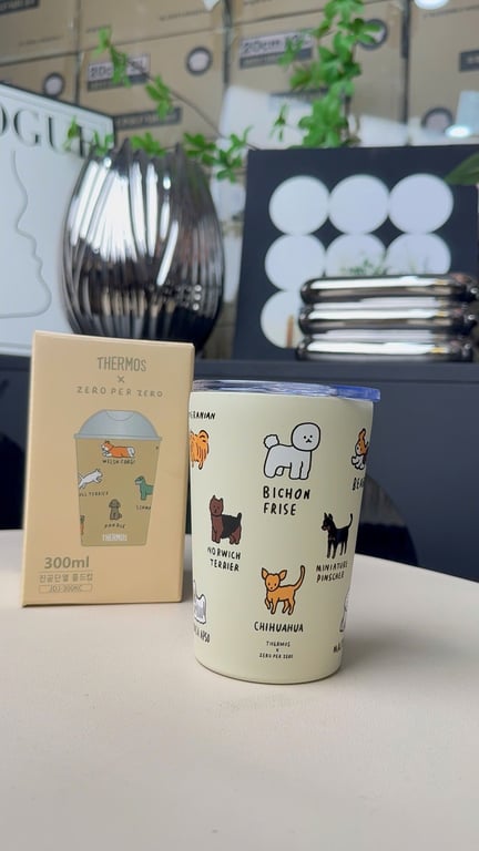 KC04 - CỐC GIỮ NHIỆT CUTIE PUPPY THER.MOS 300ml 🩷