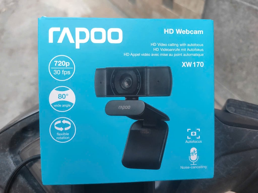 Webcam Rapoo XW170 - Chính Hãng