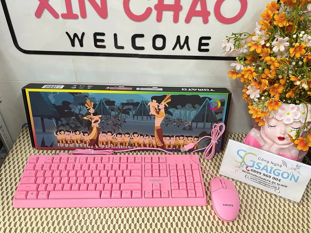 Combo phím chuột Tomato S100