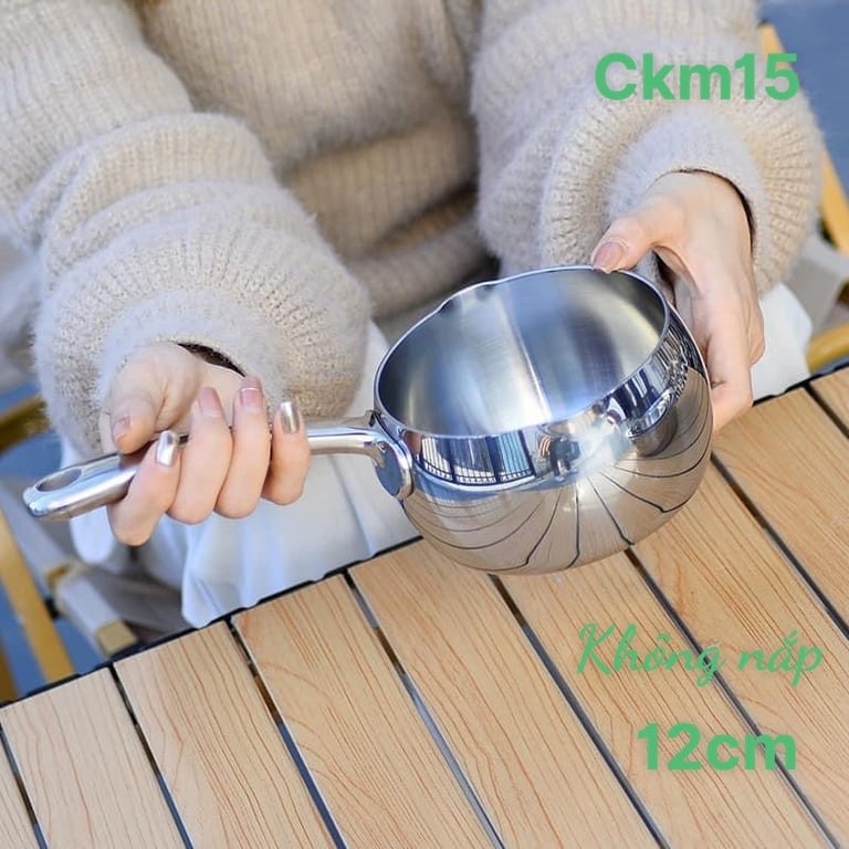 💓💁‍♀️ QUÁNH CHOCKMEN KHÔNG NẮP 12CM DÁNG BẦU QUÁ XINH 1000ml Ckm15