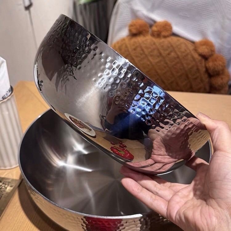 Tô inox đại chạm khắc 24cm/28cm