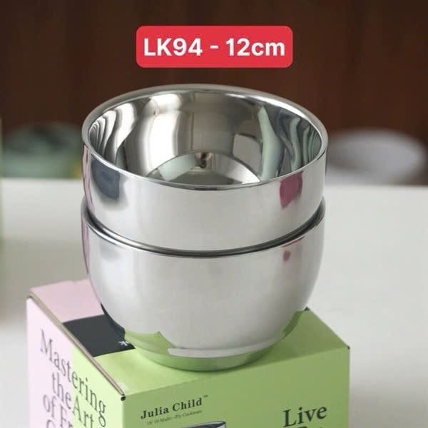Bát inox 2 lớp cách nhiệt Julia Child 380ml