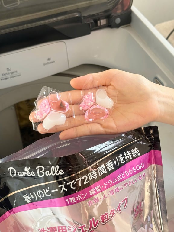 Viên giặt xả 3 -1  Duree Balle Nhật