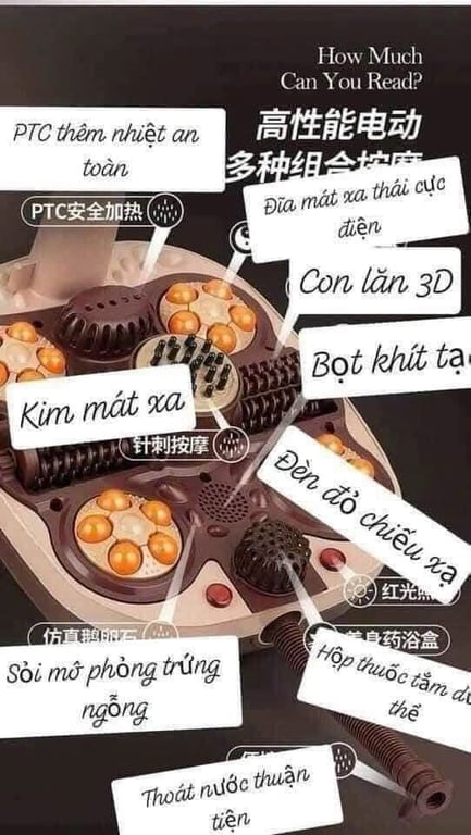 CHẬU NGÂM CHÂN MASSAGE CẮM ĐIỆN.