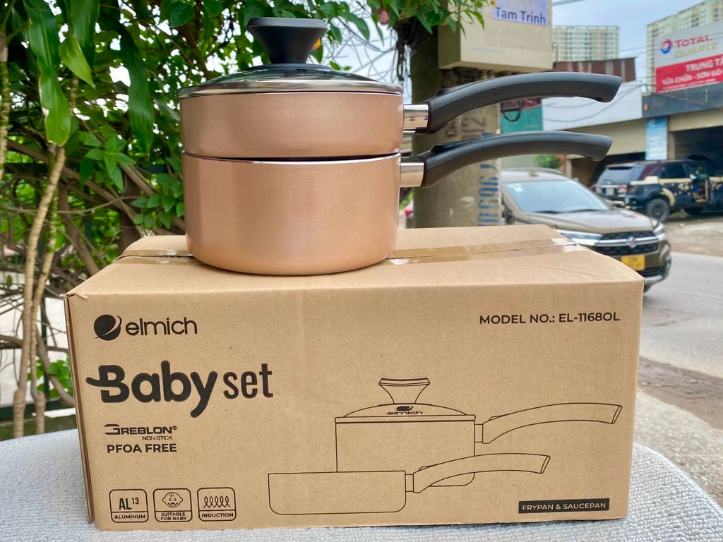 BỘ NỒI CHỐNG DÍNH ELMICH BABY EL-1167 16cm