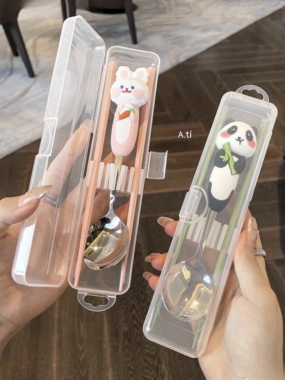 Thìa inox kute cho bé