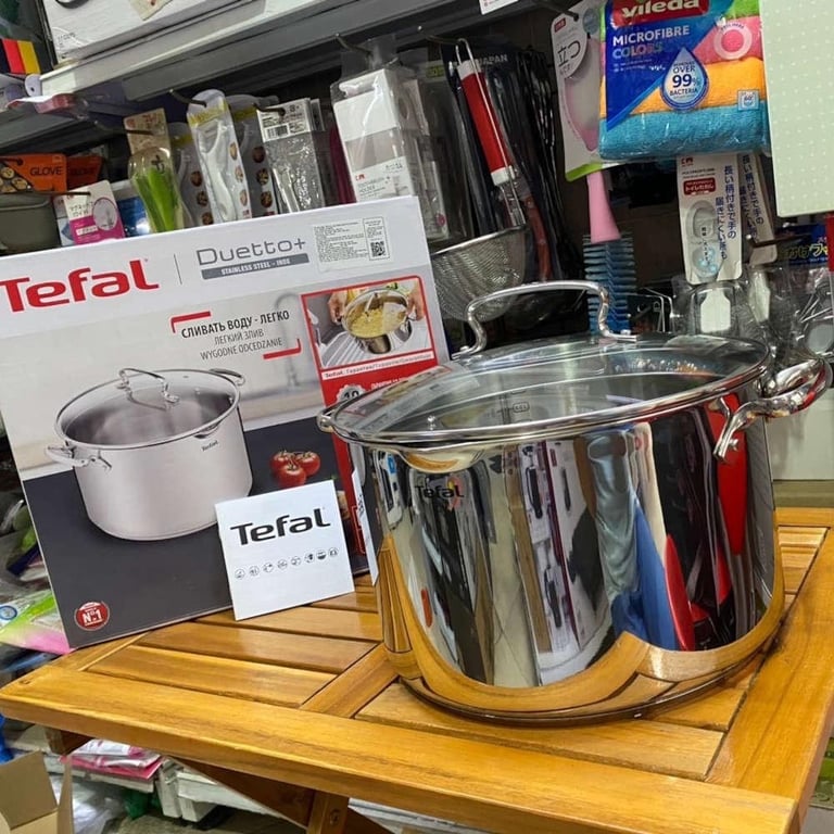 NỒI LUỘC GÀ THÀNH CAO TEFAL DUETTO PLUS