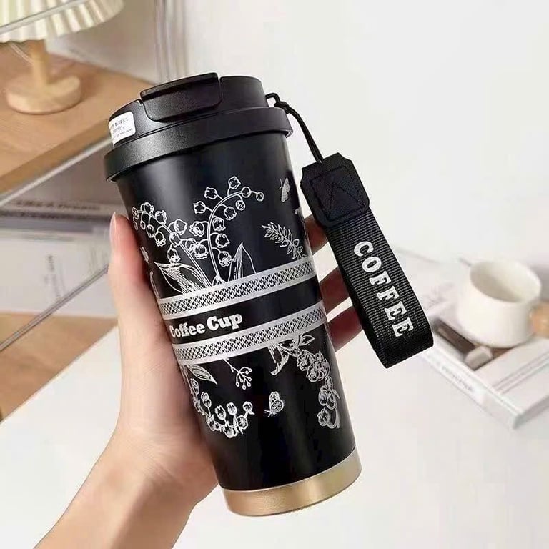 CỐC GIỮ NHIỆT HOA MẪU NEW