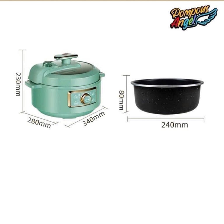 Nồi Áp Suất AUX 4L - Màu xanh Mint siêu siêu đẹp