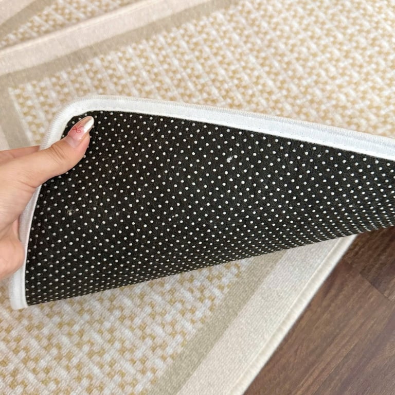 MK23 - Set 2 thảm nhà bếp vải dệt siêu thấm nước đế chống trượt size 40x70cm + 40x150cm GHA111