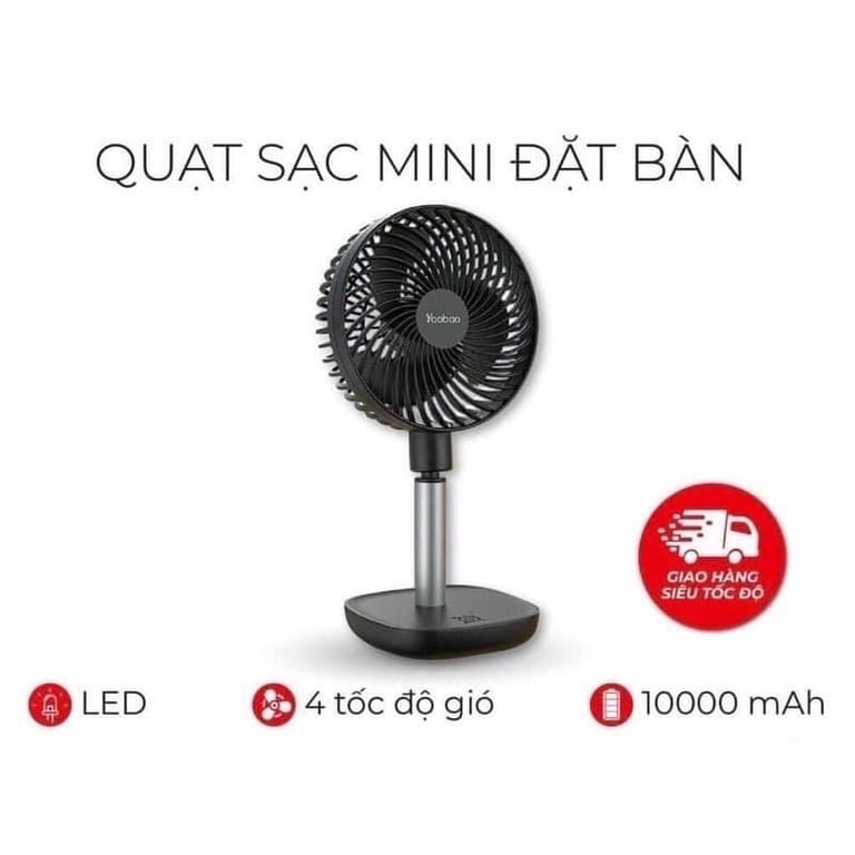 Quạt yoobao 10000mah