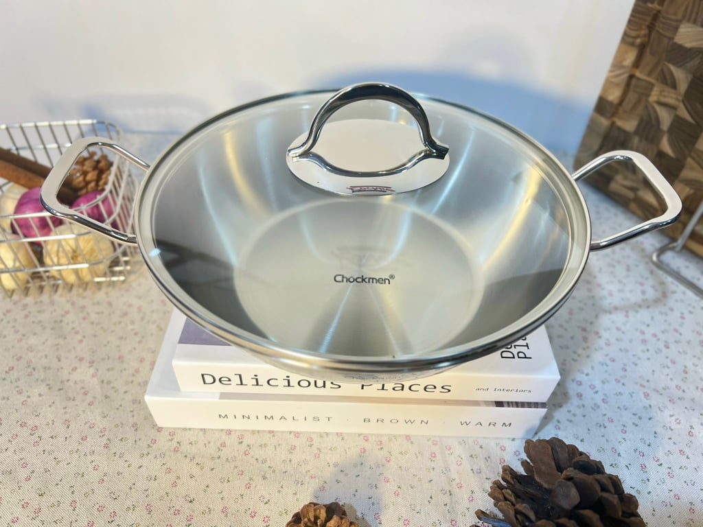 CKM636 - CHẢO XÀO SÂU LÒNG HAI QUAI CHOCKMEN 26CM