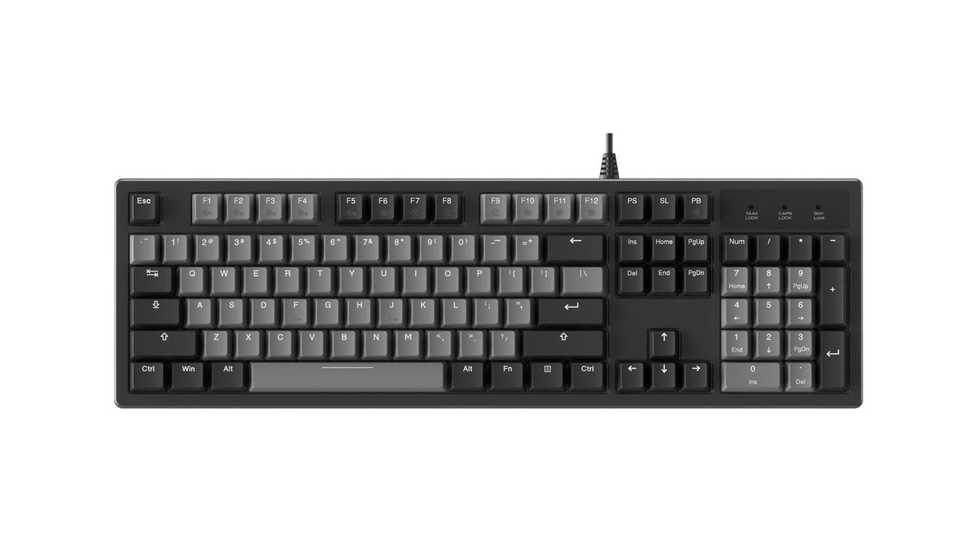 Bàn phím cơ có dây Dareu EK104 RGB Grey-Black