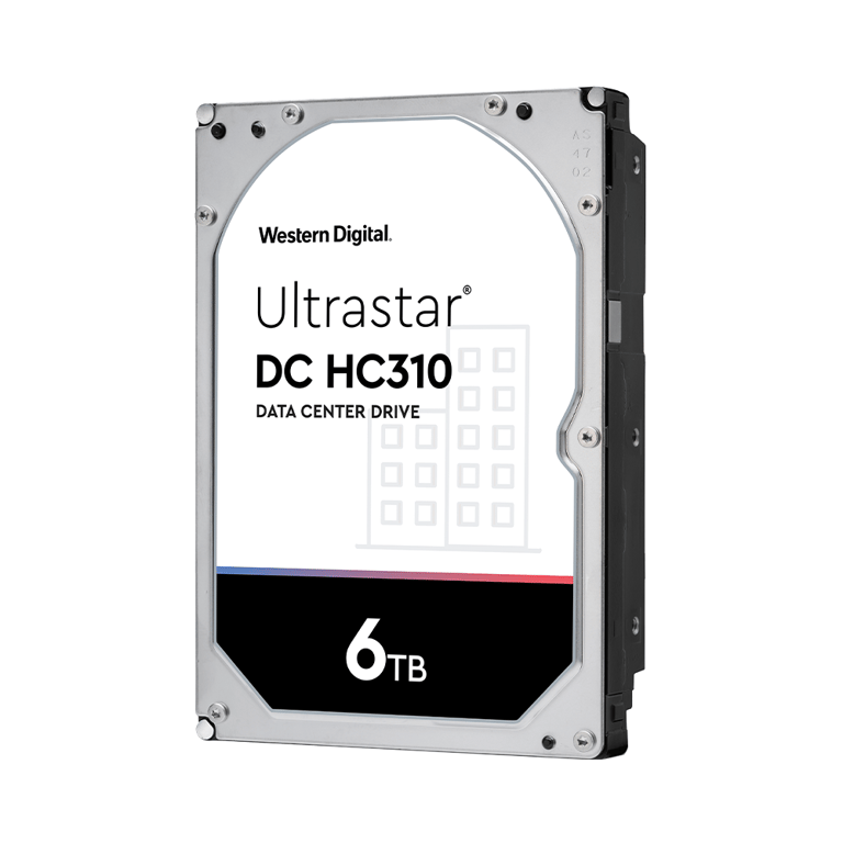 Ổ Cứng HDD WD Ultrastar HC310 6TB 3.5 inch SATA Ultra 512E SE 7K6 256MB Cache 7200RPM HUS726T6TALE6L4