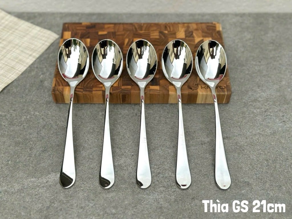 Set 5 thìa inox cao cấp GS 21cm