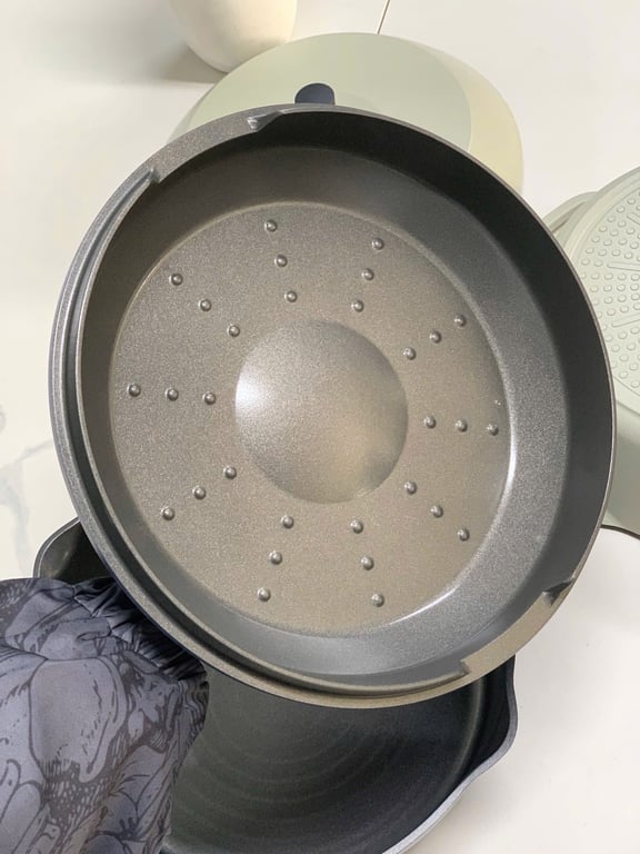 CHẢO ĐÚC LOCK&LOCK MASTER DEEP PAN CÓ NẮP 24CM LMD1245 🛵