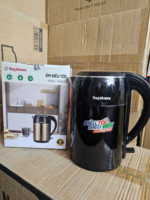 ẤM SIÊU TỐC NAKAGAWA NAG0315 1.8L