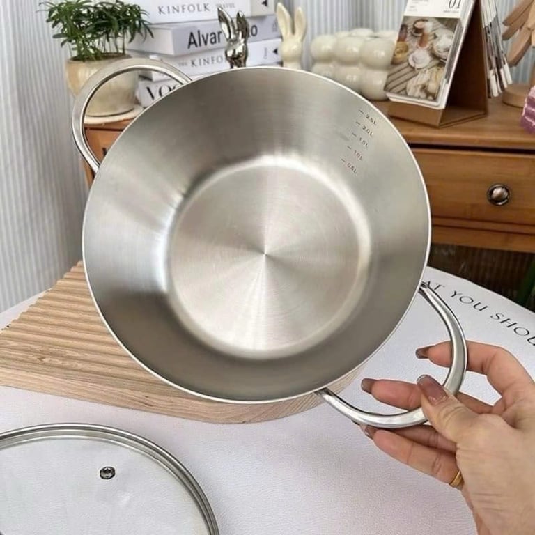 Chảo sâu lòng hai quai Bossd 24cm - BSD659