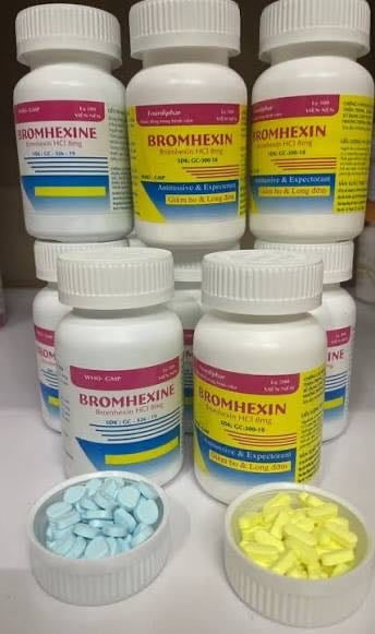 Bromhexin 8 thành nam c/500viên nén