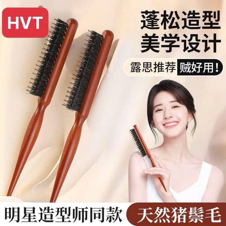 Lược gỗ tạo kiểu tóc