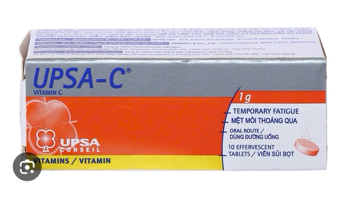 Upsa c sủi tube/10v