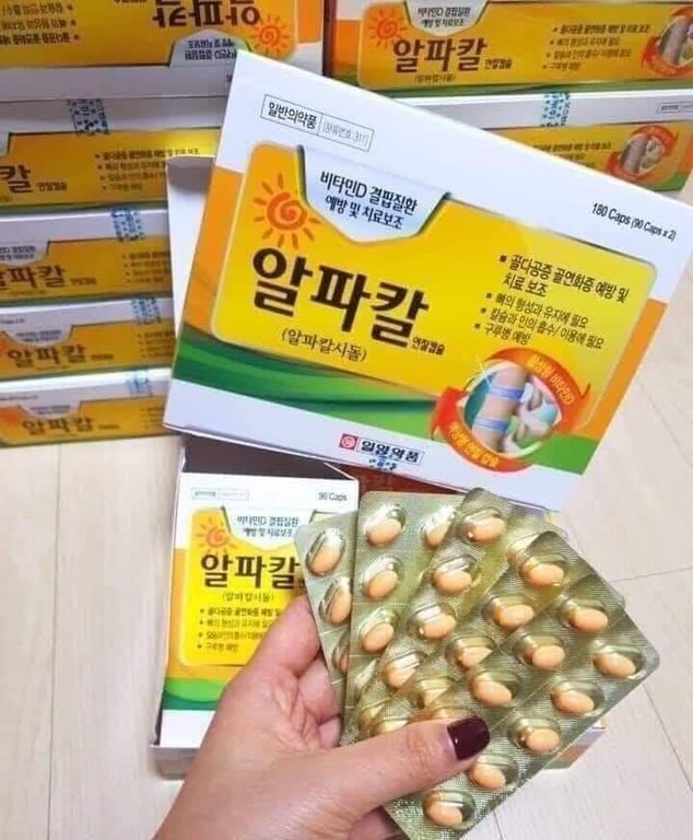 Thoái hóa đốt sống cột sống Ilyang Hàn Quốc hộp 90 viên