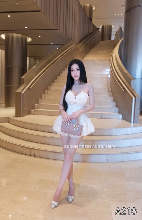 A216- váy cúp ngực dáng bí