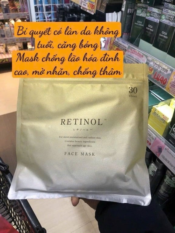 Set 30 miếng MẶT NẠ RETINOL❤️