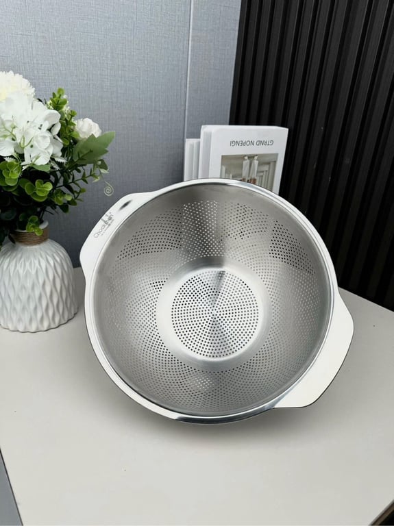 CKM248 - RỔ INOX BẦU CHOCKMEN 25CM