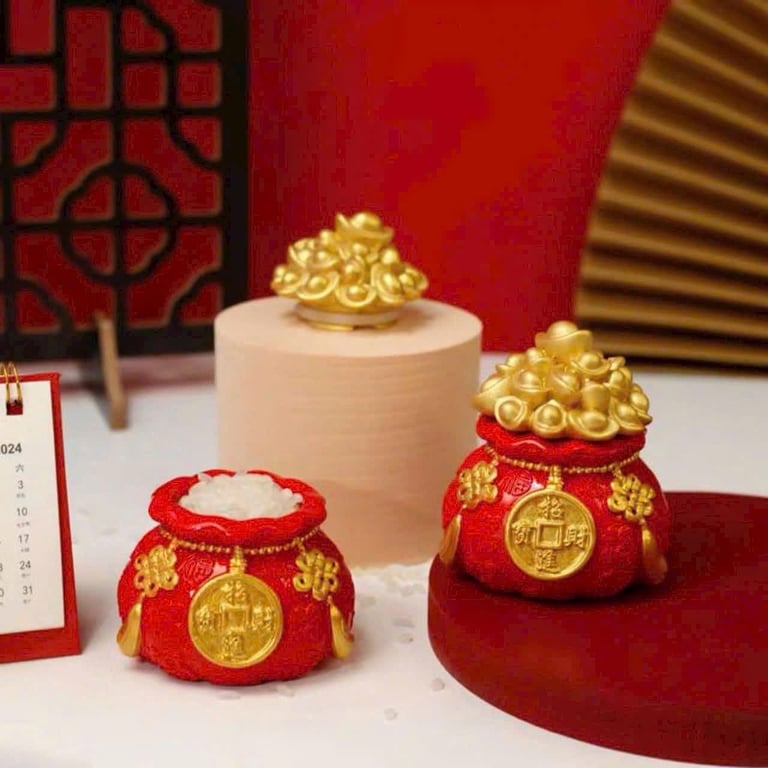 SET 3 HŨ ĐỰNG MUỐI GẠO TÀI LỘC