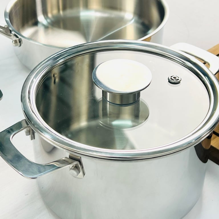 BỘ NỒI NAMSAN INOX 18/10 – Tinh Hoa Từ Chất Liệu Cao Cấp Và Thiết Kế Sang Trọng