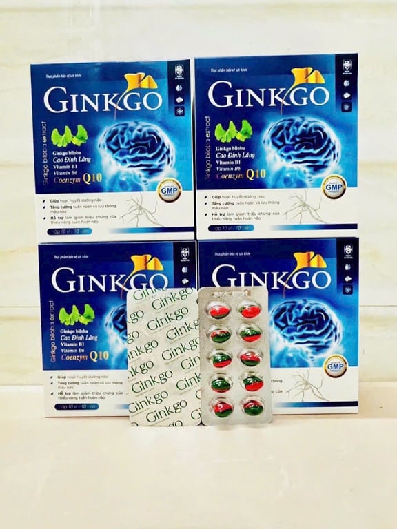 Ginkgo 240 xanh dương rẻ h/100v bổ não