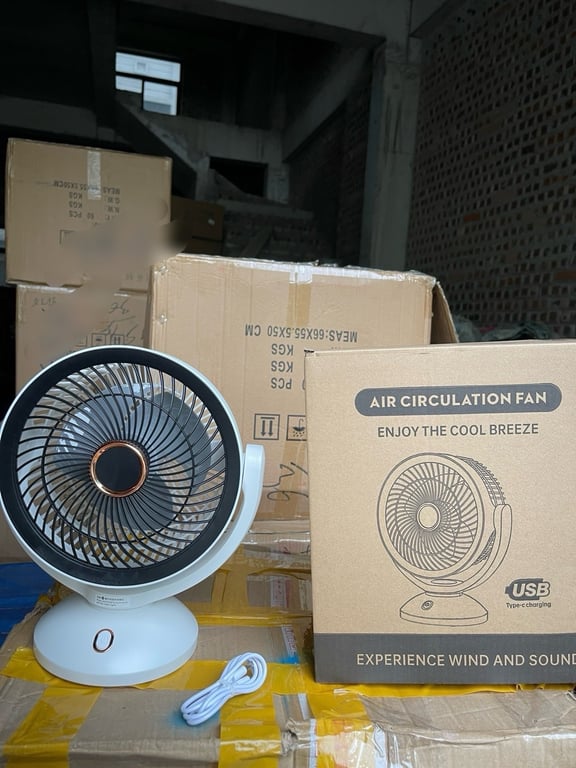 QUẠT MINI TÍCH ĐIỆN