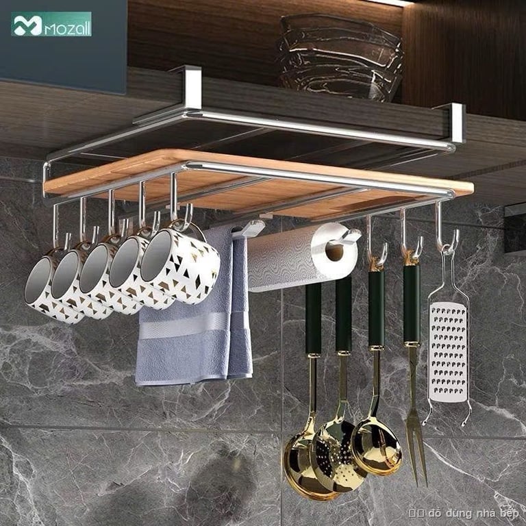 GIÁ TREO ĐỒ 2 THANH VÀ GIÁ TREO ĐỒ KÈM THỚT