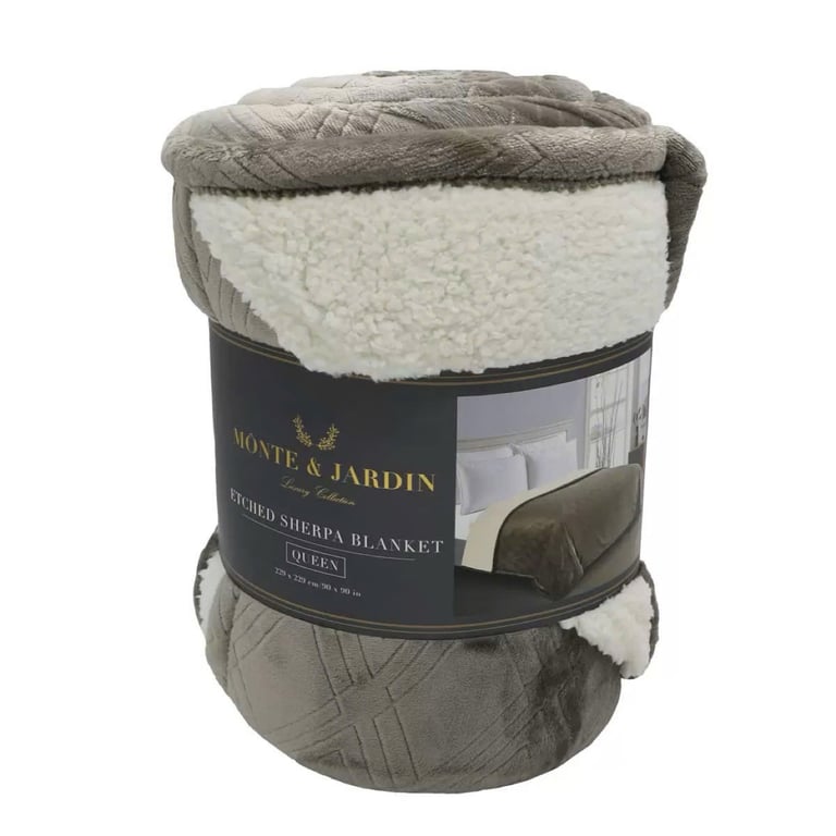 Chăn lông MONTE & JARDIN cao cấp size Queen