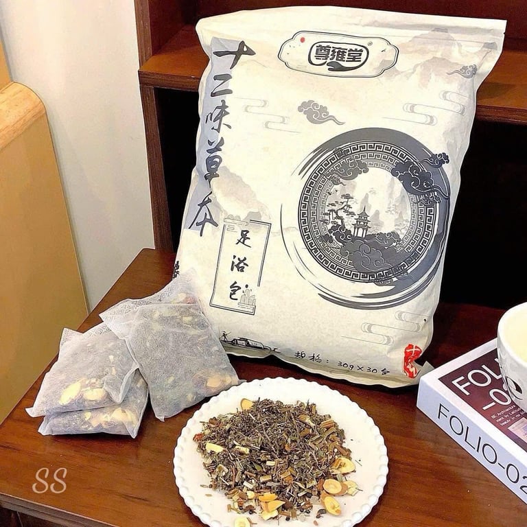 TÚI THẢO DƯỢC NGÂM CHÂN ĐÔNG Y