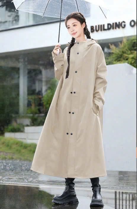 Áo mưa cài cúc