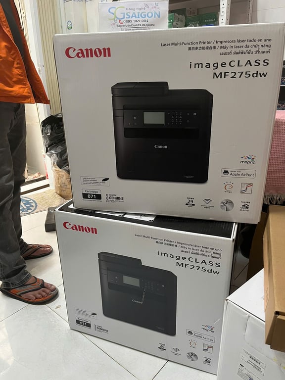 Máy In Laser Trắng Đen Đa Năng Canon MF275DW - Chính Hãng