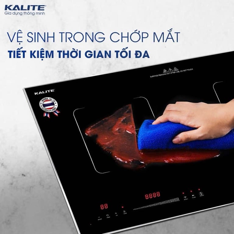 Bếp từ đôi Kalite KL3800 công suất 4000W