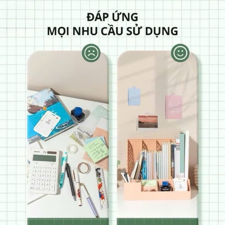 KỆ ĐỰNG TÀI LIỆU VĂN PHÒNG A4 – 4 NGĂN SIÊU TIỆN, SIÊU XINH