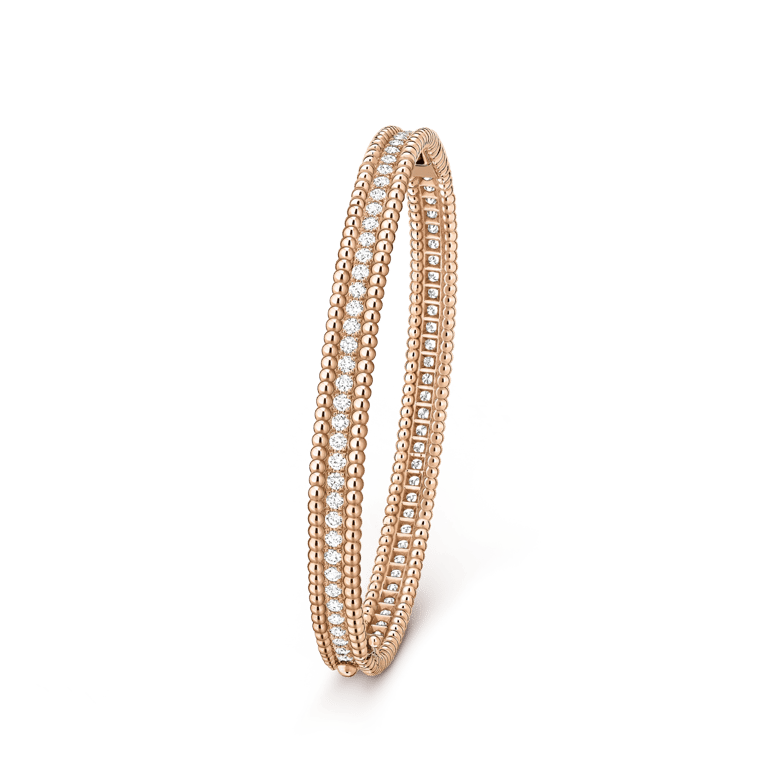 Perlée diamonds bracelet, 1 row, medium model