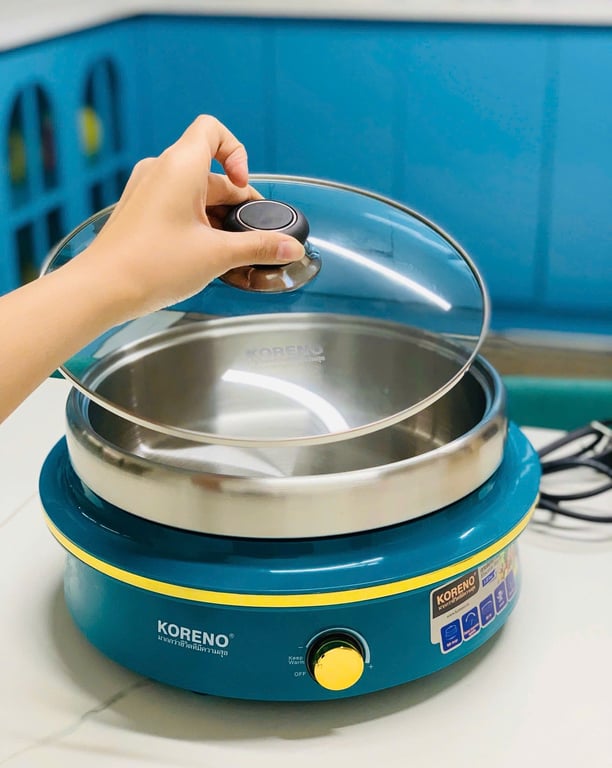 NỒI LẨU ĐIỆN ĐA NĂNG 𝗞𝗢𝗥𝗘𝗡𝗢 𝐊𝐍𝟖𝟓𝟕