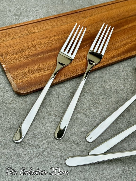 Set 5 dĩa inox cao cấp GS 21cm