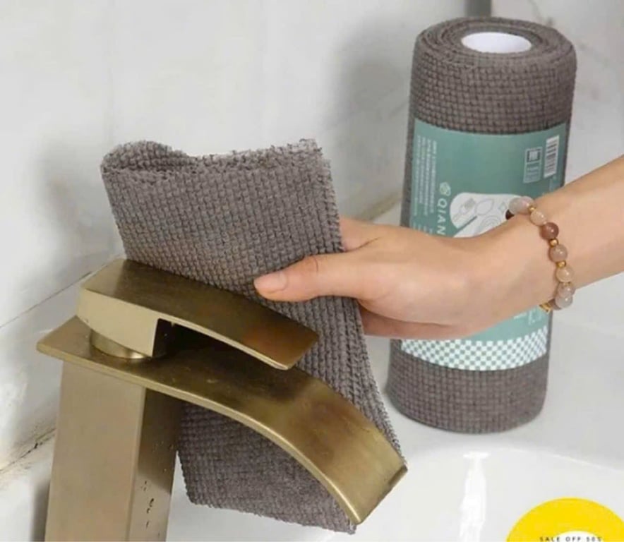 Set 3  Cuộn giấy lau nhà bếp than tre