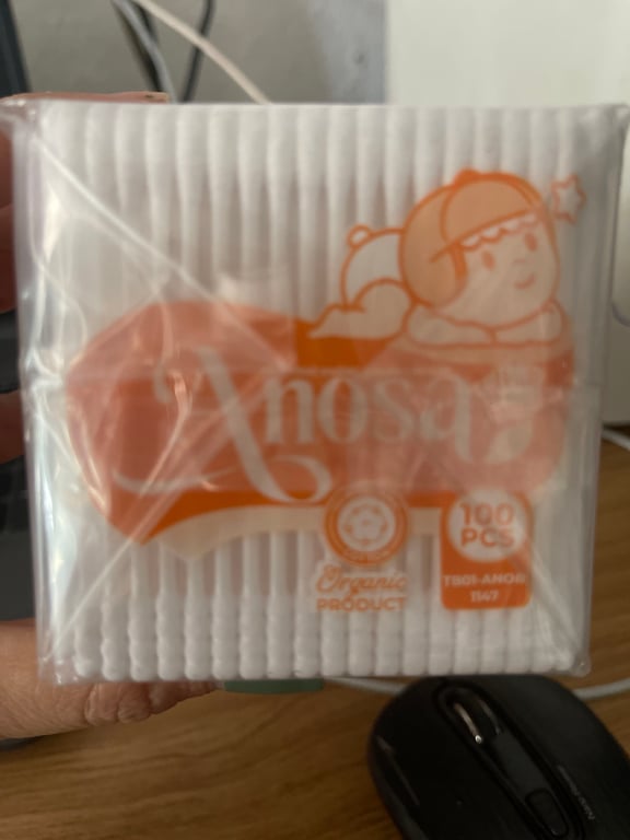 Tăm bông Anosa cây nhựa đầu nhỏ l/12goi