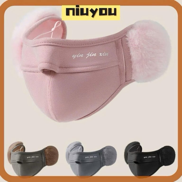 SET 4C KHẨU TRANG KÈM BỊT TAI THỜI TRANG CAO CẤP