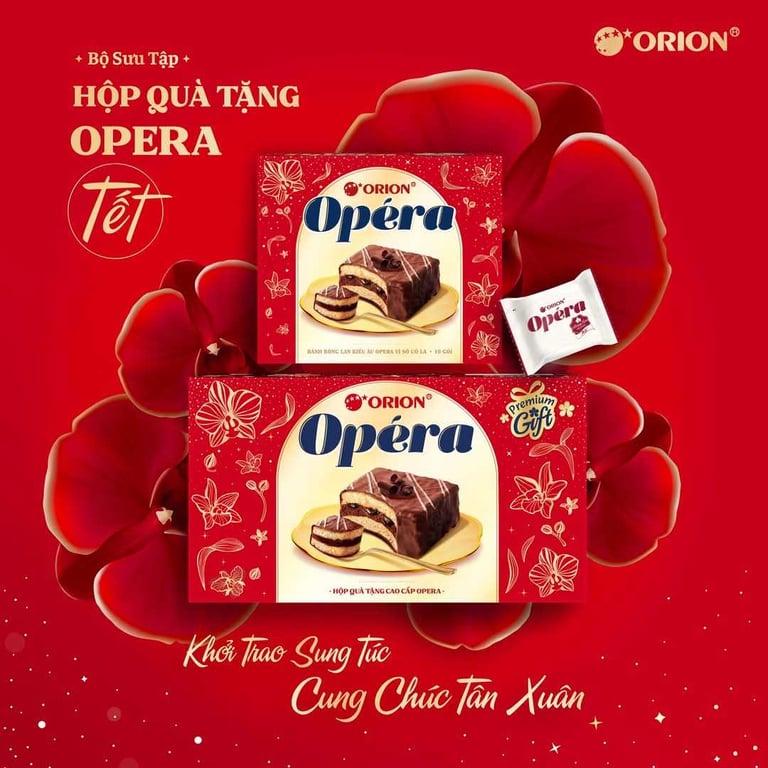 Hộp quà tặng cao cấp Opera Hapy New Year - 16P