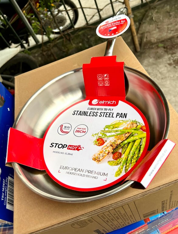 CHẢO ELMICH TRIMAX ĐÚC LIỀN EL-3846 26cm